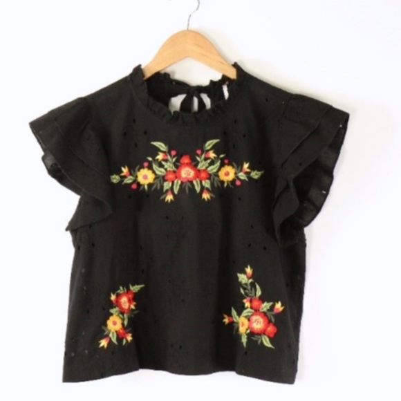 Free people floral embroidered top - Picture 5 of 5